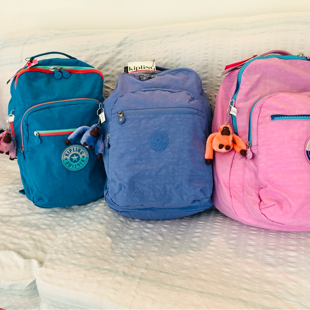 Kipling Large Backpacks Blue, Persian Jewel Or Pink ( Sold Separately )